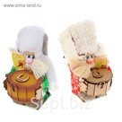 Оберег-домовой "Матвей с сундуком" 30х18х18 см