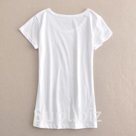 Женская футболка. Материал: хлопок.