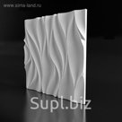 Гипсовая 3D панель "Волна" 500х500