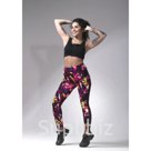 Легинсы спортивные ONLITOP Fitness Art с прозрачными вставками размер 44 46 цвет розовый