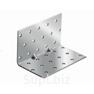 Уголок крепежный с двойным усилением оцинкованный 60х60х90х2