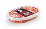 Икра кеты лососевая зернистая "Царская" соленая замороженная 220г (банка),