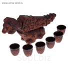 Набор винный "Клинок" 8 предметов, медь, 0,3л