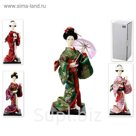 Фигурка декоративная "Японка в кимоно" 10*10*24,5см. микс (белая упаковка)
