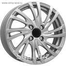 Диск K&K Мейола КС643-09 6x15 4x100 ЕТ45 d67,1 блэк платинум (26539)