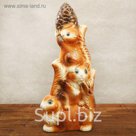 Садовая фигура "Белочки" коричневая