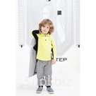 Рубашка поло для мальчика рост 110 см цвет цвет лимонный ч рный Н РБ 277А