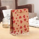 Пакет крафт "Влюбленность", 18,5 х 24,5 х 7,5 см