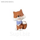 Фигурка декоративная "Лисёнок", 5х4х7,5 см