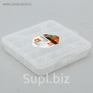 Коробка рыболовная средняя прозрачный матовый