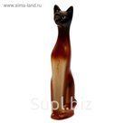 Копилка "Кот большой" глазурь, рыжая