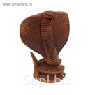 Сувенир "Кобра" коричневый