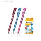 Ручка шариковая автомат BRAUBERG "Patrol", рез.упор, 0,7мм, синие чернила 140582