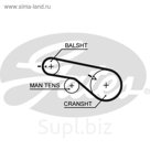 Ремень зубчатый ГРМ Gates 5570XS