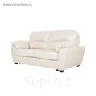 Диван "Эвита", натуральная кожа, белый