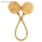 Музыкальный инструмент "Маракас двойной" 20х13х6 см