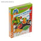Настольная игра "Игры с липучками: Ёжик в лесу" + шнуровка