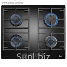 Варочная поверхность Teka CGW LUX 60 4G AI AL CI NAT, газовая, 4 конфорки, черный