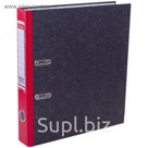 Папка-регистратор 50 мм Berlingo, мрамор, с карманом на корешке, нижний металлический кант, красная