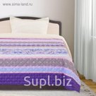 Покрывало ЭКОНОМ рис 75-97 сирен Микс 200х205 см, микро-сатин 75 г/м2