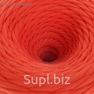 Пряжа трикотажная широкая KNITKA 100м/300гр , ширина 7-9 мм (терракот)