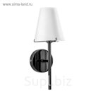 Бра DIAFANO 1х40Вт G9 черный 14x12x31см