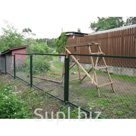 Секции заборные с сеткой рабицей