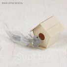 Скворечник сборный , клей и подвес в наборе