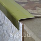 Алюминиевый угловой порог с открытым креплением ПО 6040