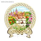 Настольная тарелочка «Кабанчик», D=12 см