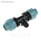 Тройник ПНД STR, 20 мм х 1/2" х 20 мм, наружная резьба