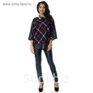 Туника женская, размер 42, цвет синий/красный М4-3420/2