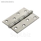 Петля стальная универсальная RUCETTI RS 100x70,2x4BB SN, цвет матовый никель