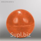Свеча шар "Мрамор", d=200мм,  облепиховый