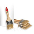 Кисть флейцевая КФ 63*12 Столичная №1 Акор, деревянная ручка, 0000105