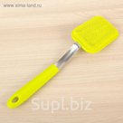 Щетка для чистки посуды силиконовая с ручкой 24х6х2 см,