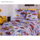 КПБ 1.5сп "Артпостелька" Авто мир 143*215 см, 150*214 см, 70*70 см 2шт, бязь хл.100%