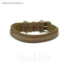 Ошейник кожа LUXURY коньячный L, 43-50 х 2,5 х 0,5 см