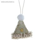 Мягкая ёлочная игрушка "Шапочка со звёздочкой"