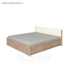 Кровать со стационарным основанием BERLIN 31, 1800х2000, металл, дуб сонома