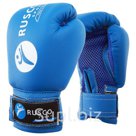 Перчатки боксерские RUSCO SPORT детские кож зам 6 Oz синие