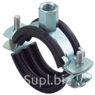 FRS Plus М8/М10 Двухэлементный трубный хомут fischer с быстродействующим замком