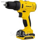 Дрель аккумуляторная Stanley SCD12S2, 10.8В, Li-Ion, 2х1,5Ач, 0-400/0-1500об/мин, 28Нм