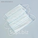 Маска медицинская стандарт Rutex (белая, голубая) МИКС, в упак 50 шт