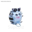 Ведро для садового инвентаря "Кот", 32 х 38 х 37.5 см, металл, коричневая упаковка