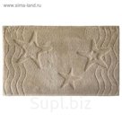 Коврик 55x80 см, цвет бежевый