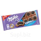 Шоколадная плитка Milka Oreo Sandwich 92г Страна: ЕВРОПА Количество штук в блоке: 16 . Сайт www.biteandeat.ru