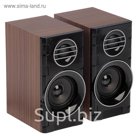 Акустическая система 2.0, провод 1 м, Jack3.5 и USB, цвет дерево