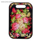 Доска разделочная «Пионы и малина»