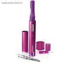 Триммер для лица Philips HP 6390/10, насадка для бровей,пинцет,щетка,розовый